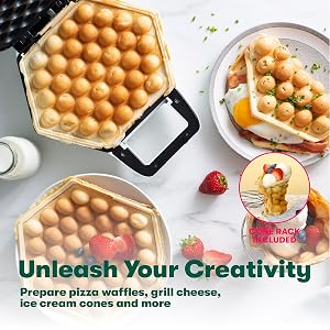 bella Bubble Waffle Maker