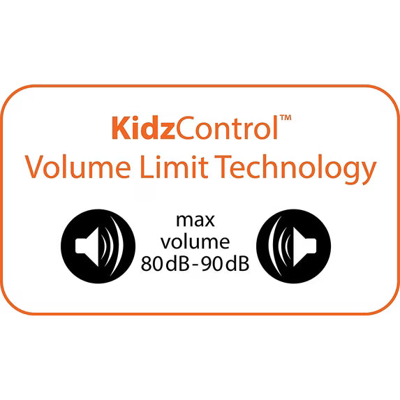 Kidz Gear Fold-Flat Travel Headphones - Pink