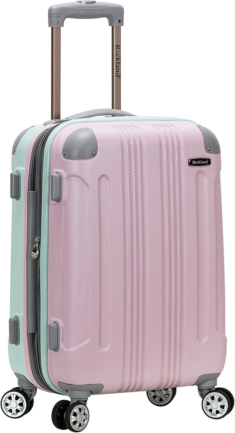 Rockland London Hardside Spinner Wheel Luggage, Carry On 20 inch